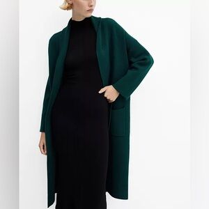 NWT Mango oversized knit coat
